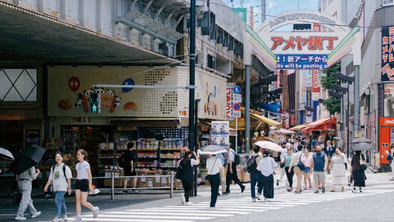 도쿄 우에노 거리 풍경
