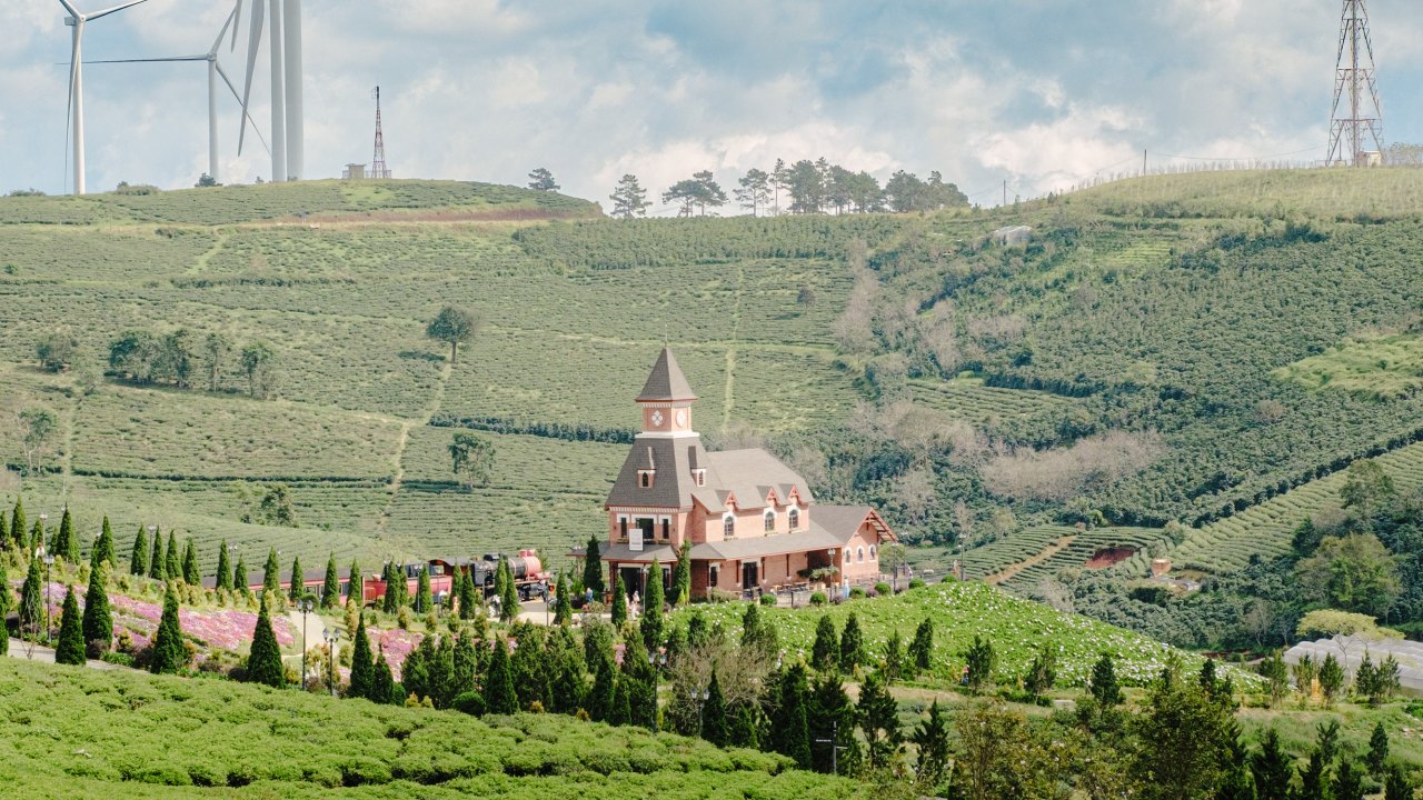 까닷티언덕 베트남 달랏